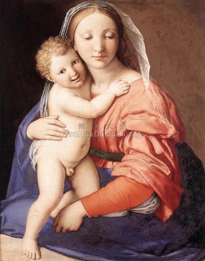 Madonna And Child - 乔瓦尼·巴蒂斯塔·萨尔维·达·萨索费拉托
